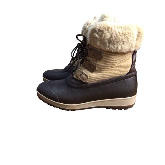 Sperry Faux Fur Winter Snow Boots Women’s Size 8 M - Picture 2 of 9